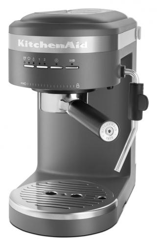 KUCHYŇSKÉ SPOTŘEBIČE KitchenAid espresso kávovar 5KES6403 šedý mat
