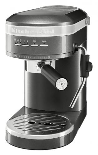 KUCHYŇSKÉ SPOTŘEBIČE KitchenAid espresso kávovar Artisan 5KES6503 stříbřitě šedá