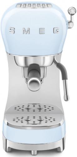 SMEG pkov kvovar na Espresso / Cappuccino  ECF02, 50's Retro Style, pastelov modr